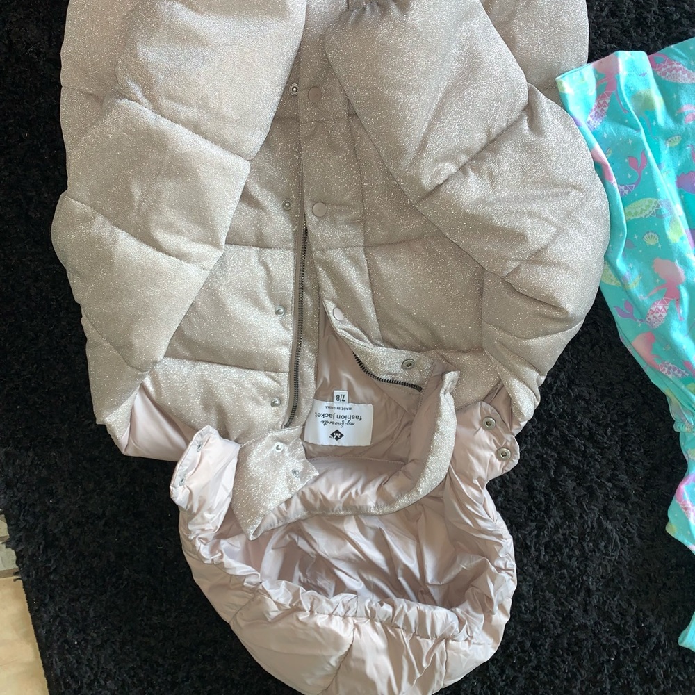 Size 7/8 girls puffer jacket